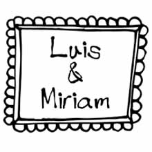 Sello boda Luis y Miriam