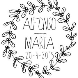 Sello boda Alfonso y Maria