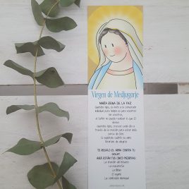 Marcapáginas Virgen de Medjugorje